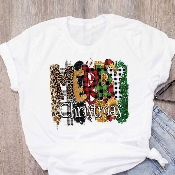 women graphic leopard letter 90s cute happy time winter merry christmas clothing female printed lady tees t shirt t-shirt, White
women graphic leopard letter 90s cute happy time winter merry christmas clothing female printed lady tees t shirt t-shirt, White