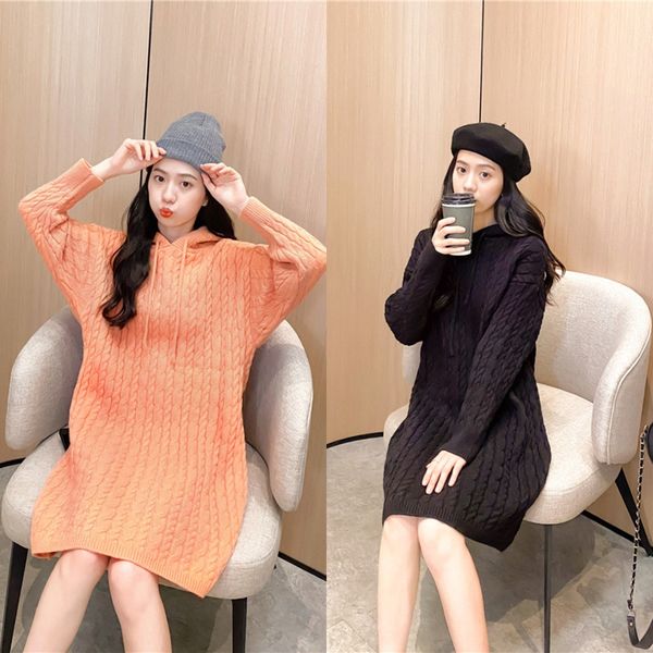 medium long hooded wool dress for women 2020 pullover pullover new autumn and winter bottoming shirt solid color simple and lazy wear vhnen, Black;gray
medium long hooded wool dress for women 2020 pullover pullover new autumn and winter bottoming shirt solid color simple and lazy wear vhnen, Black;gray