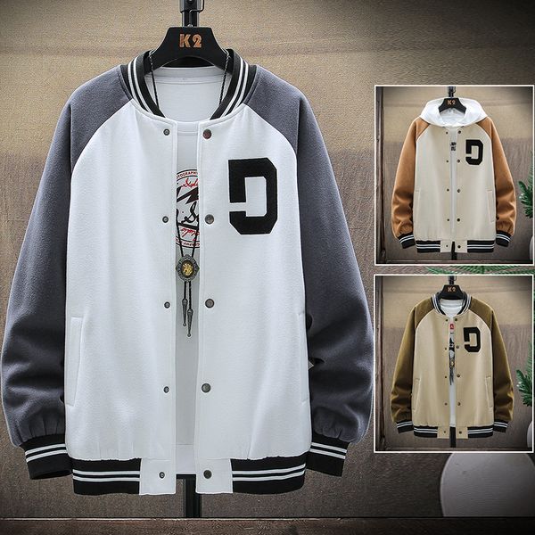20fw autumn men's jacket new trend baseball collar color matching jacket fashion casual sports jacket 3 colors size m-5xl, Black;brown
20fw autumn men's jacket new trend baseball collar color matching jacket fashion casual sports jacket 3 colors size m-5xl, Black;brown