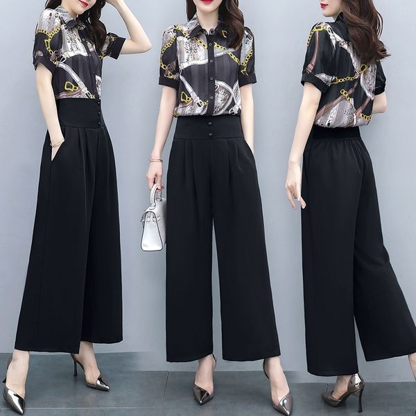 khzhj chiffon wide-leg women's 2020 summer fairy korean style slimming and new western pants wide leg pants suit two-piec age-reducing, Gray
khzhj chiffon wide-leg women's 2020 summer fairy korean style slimming and new western pants wide leg pants suit two-piec age-reducing, Gray