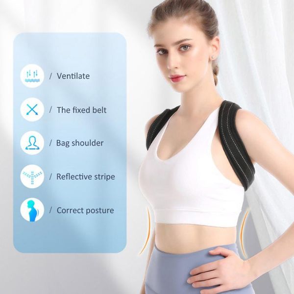 clavicle posture corrector back support belt corset orthopedic brace shoulder correct adjustable tool kg-1187, Black;blue
clavicle posture corrector back support belt corset orthopedic brace shoulder correct adjustable tool kg-1187, Black;blue