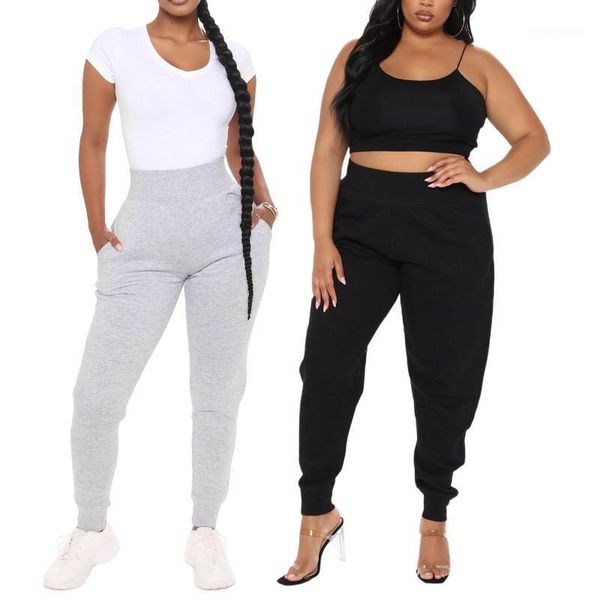 plus size women solid color sports pants elastic head high waist long pants for autumn spring1, Black;white
plus size women solid color sports pants elastic head high waist long pants for autumn spring1, Black;white