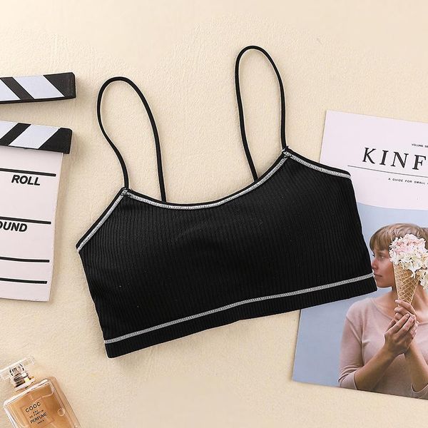 women's tanks & camis fashion girl bra wrapped chest cotton waistcoat without steel ring underwear for women detachable and breathable, White
women's tanks & camis fashion girl bra wrapped chest cotton waistcoat without steel ring underwear for women detachable and breathable, White