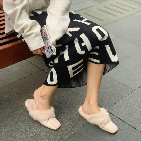 slippers sianie tianie real fur natural genuine leather women winter warm slides woman casual shoes mules big size 40, Black
slippers sianie tianie real fur natural genuine leather women winter warm slides woman casual shoes mules big size 40, Black