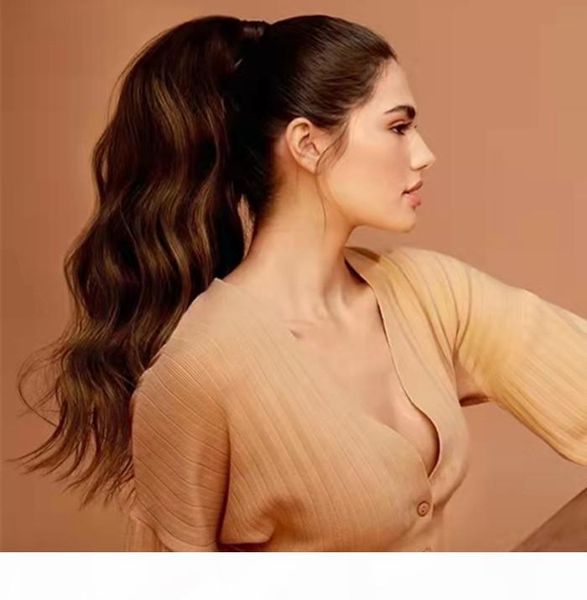 140g long wavy ponytail hair human drawstring ponytail clip in hairpiece black brown wave ponytail for black women 4colors
140g long wavy ponytail hair human drawstring ponytail clip in hairpiece black brown wave ponytail for black women 4colors
