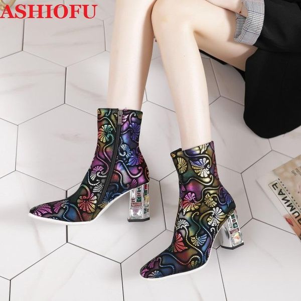 ashiofu new 2020 handmade ladies crystal-heels boots real ps print-leather ankle booties large size us5-us15 fashion boots, Black
ashiofu new 2020 handmade ladies crystal-heels boots real ps print-leather ankle booties large size us5-us15 fashion boots, Black