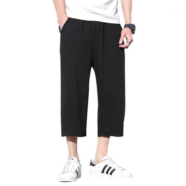 men's shorts 2021 summer cropped trousers chinese linen long men pants casual short male pure color plus size 5xl1, White;black
men's shorts 2021 summer cropped trousers chinese linen long men pants casual short male pure color plus size 5xl1, White;black