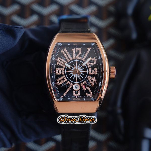 edition new saratoge v45 sc dt yachting 5n diamond black dial automatic mechanical mens watch rose gold case leather designer watches, Slivery;brown
edition new saratoge v45 sc dt yachting 5n diamond black dial automatic mechanical mens watch rose gold case leather designer watches, Slivery;brown