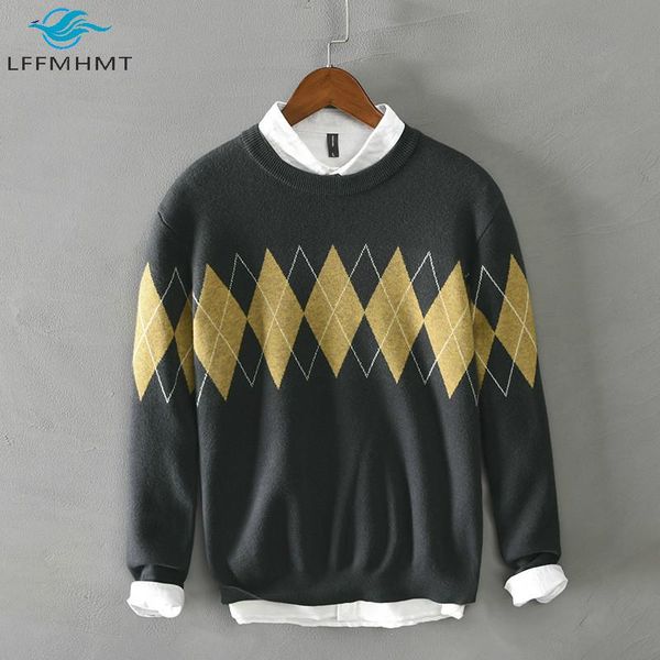 men's sweaters male winter autumn fashion diamond lattice contrast color knitting sweater o-neck long sleeve men knitwear casual loose, White;black
men's sweaters male winter autumn fashion diamond lattice contrast color knitting sweater o-neck long sleeve men knitwear casual loose, White;black