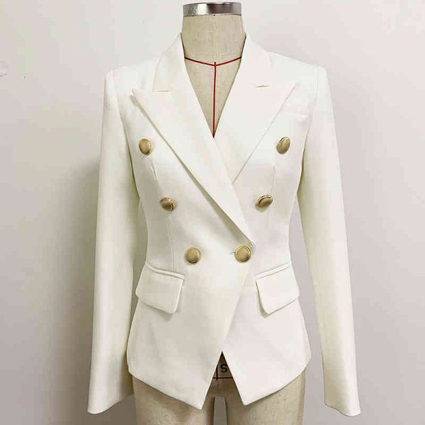 women's suits & blazers twotwinstyle white casual slim double breasted female blazer notched long sleeve korean fashion jacket autumn s, White;black
women's suits & blazers twotwinstyle white casual slim double breasted female blazer notched long sleeve korean fashion jacket autumn s, White;black