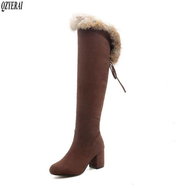 new winter style warm genuine leather knee high boots snow boots women high heels true fur warm women shoes size 34-43, Black
new winter style warm genuine leather knee high boots snow boots women high heels true fur warm women shoes size 34-43, Black