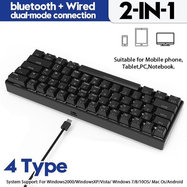 bluetooth wireless rgb gaming keyboard mechanical 17 color backlit keyboards type c 61 keys keyboard computer game
bluetooth wireless rgb gaming keyboard mechanical 17 color backlit keyboards type c 61 keys keyboard computer game