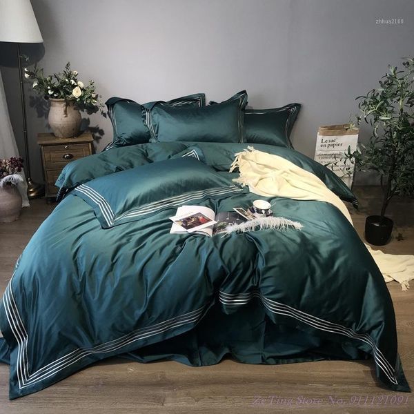 4pcs 1.8m bed home textile cool quality 140 egyptian long-staple cotton simple solid color satin embroidery 2.0m duvet cover
4pcs 1.8m bed home textile cool quality 140 egyptian long-staple cotton simple solid color satin embroidery 2.0m duvet cover
