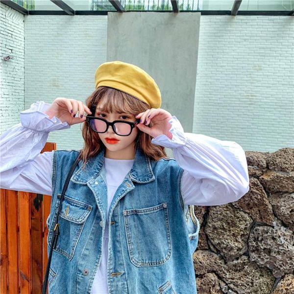 winter hat headgear solid retro warm hat for men and women ear warm sombrero mujer berets caps for women winter, Blue;gray
winter hat headgear solid retro warm hat for men and women ear warm sombrero mujer berets caps for women winter, Blue;gray