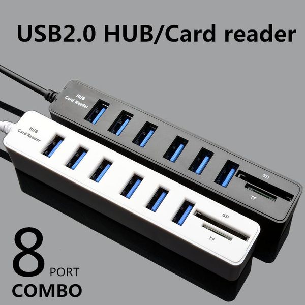 hubs usb hub 8 port expander adapter multi splitter portable high speed in1 2.0 hab tf sd card reader all in one for pc
hubs usb hub 8 port expander adapter multi splitter portable high speed in1 2.0 hab tf sd card reader all in one for pc