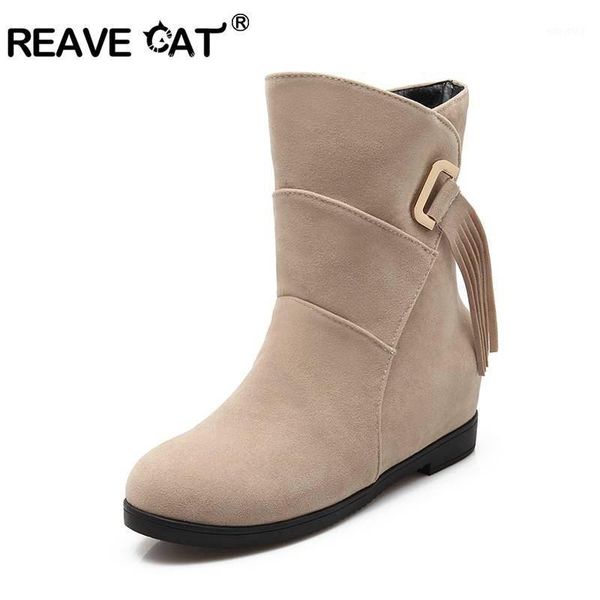 reave cat ankle boots for women round toe hidden high heels flock slip on buckle tassel black red lady girl winter shoes botas1
reave cat ankle boots for women round toe hidden high heels flock slip on buckle tassel black red lady girl winter shoes botas1