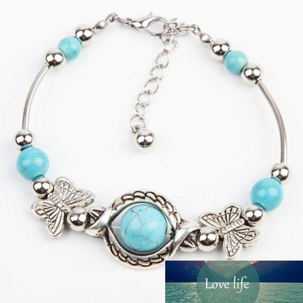 22cm blue beads tibetan silver butterfly bracelet handmade accessories fashion jewelry drop shipping bl-0130, Golden;silver
22cm blue beads tibetan silver butterfly bracelet handmade accessories fashion jewelry drop shipping bl-0130, Golden;silver
