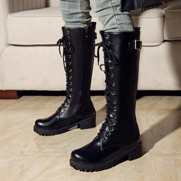 boots 2021 large sizes 43 chunky heels fashionable winter shoes women classic shoelaces motorcycles female, Black
boots 2021 large sizes 43 chunky heels fashionable winter shoes women classic shoelaces motorcycles female, Black