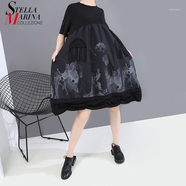 * new 2020 korean style women summer apparel fashion black printed dress with pocket ladies casual wear midi dress vestidos 61291, Black;gray
* new 2020 korean style women summer apparel fashion black printed dress with pocket ladies casual wear midi dress vestidos 61291, Black;gray