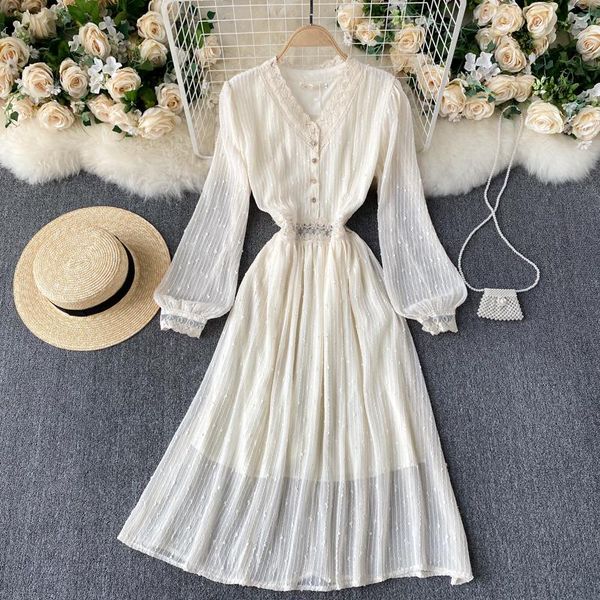 casual dresses aibeauty autumn winter fashion v neck long sleeve slim lace a-line dress lady elegant vintage harajuku women, Black;gray
casual dresses aibeauty autumn winter fashion v neck long sleeve slim lace a-line dress lady elegant vintage harajuku women, Black;gray
