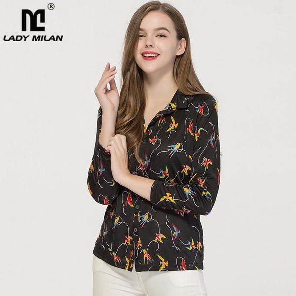 100% pure silk women's runway shirts turn down collar 3/4 sleeves printed knitted elegant casual blouse shirt1, White
100% pure silk women's runway shirts turn down collar 3/4 sleeves printed knitted elegant casual blouse shirt1, White
