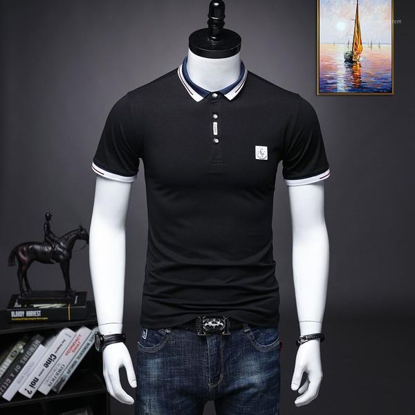 men's summer menswear slim england style solid men's short sleeve casual 2020 new t-shirt casual t-sh1, White;black
men's summer menswear slim england style solid men's short sleeve casual 2020 new t-shirt casual t-sh1, White;black