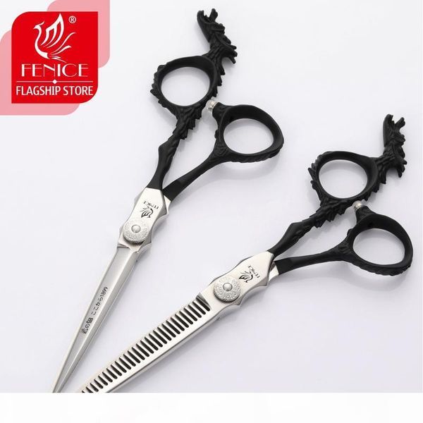 fenice hair cutting thinning scissors set vintage engraved dragon black handle 6.0inch 30 teeth v shape hair
fenice hair cutting thinning scissors set vintage engraved dragon black handle 6.0inch 30 teeth v shape hair