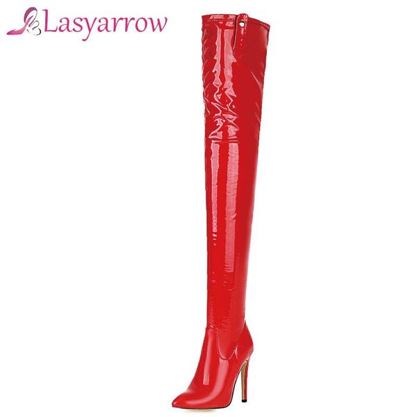 boots lasyarrow women thigh high heels patent leather over knee tall zapatos ladies shoes woman big size 49, Black
boots lasyarrow women thigh high heels patent leather over knee tall zapatos ladies shoes woman big size 49, Black