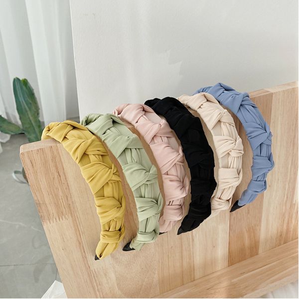 fashion hair accessories women knotted woven headband folds solid color headband girl cute face wash non-slip hair band headwear
fashion hair accessories women knotted woven headband folds solid color headband girl cute face wash non-slip hair band headwear
