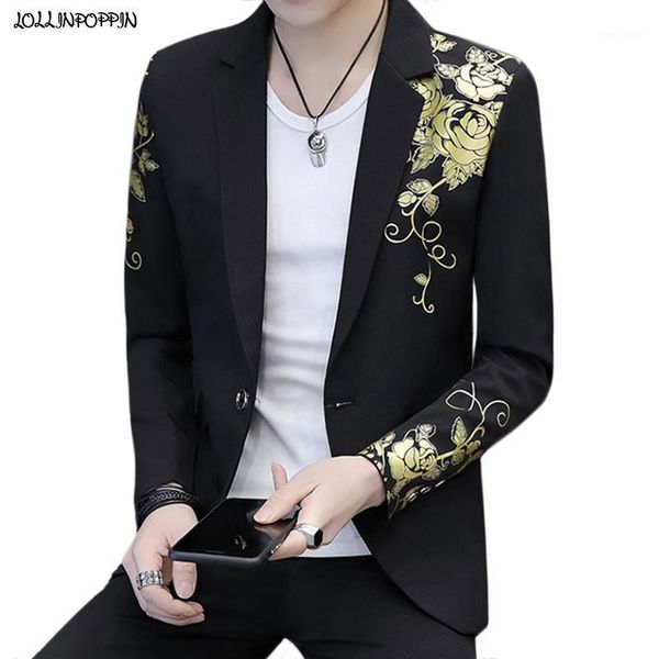 korean style slim fit men floral casual blazers 2021 new single button notched lapel suit jacket black / white1, White;black
korean style slim fit men floral casual blazers 2021 new single button notched lapel suit jacket black / white1, White;black