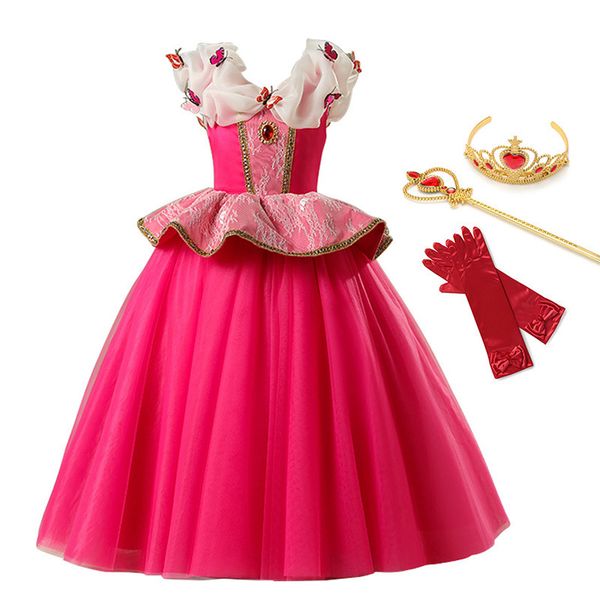 princess aurora dress up sleeping beauty costume for girls kids short sleeve red gown halloween party carnival fancy dresses t200709, Red;yellow
princess aurora dress up sleeping beauty costume for girls kids short sleeve red gown halloween party carnival fancy dresses t200709, Red;yellow