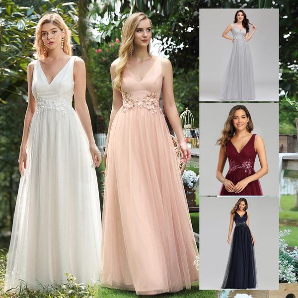 elegant sparkle evening dresses ever pretty a-line double v-neck appliques sleeveless tulle evening gowns vestidos lj201123, White;black
elegant sparkle evening dresses ever pretty a-line double v-neck appliques sleeveless tulle evening gowns vestidos lj201123, White;black