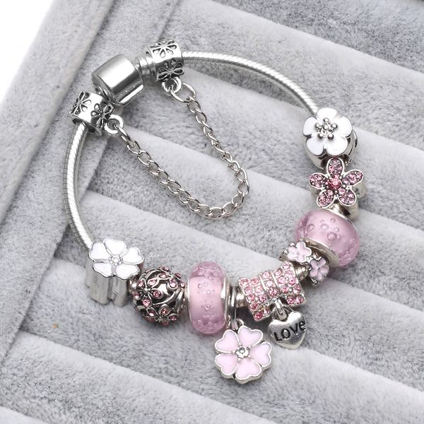 with box) pb1 children cat charm bracelet for kids girl murano glass beads bracelet for women ladies diy fashion jewelry 200925, Black
with box) pb1 children cat charm bracelet for kids girl murano glass beads bracelet for women ladies diy fashion jewelry 200925, Black
