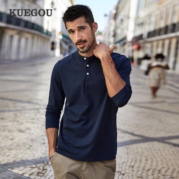kuegou 2020 autumn cotton embroidery black shirt men fashion long sleeve slim poloshirt for male plus size clothes 88085, White;black
kuegou 2020 autumn cotton embroidery black shirt men fashion long sleeve slim poloshirt for male plus size clothes 88085, White;black