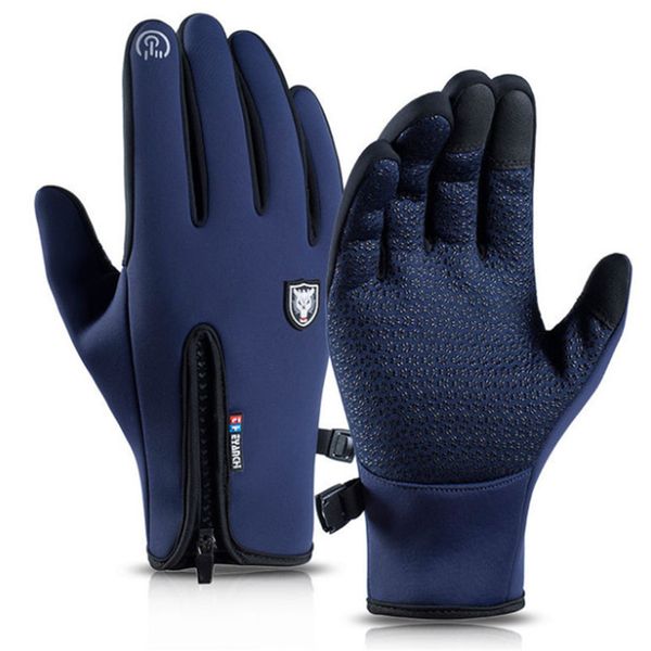 cycling winter autumn warm and windproof outdoor sports touch screen ski gloves, Blue;gray
cycling winter autumn warm and windproof outdoor sports touch screen ski gloves, Blue;gray