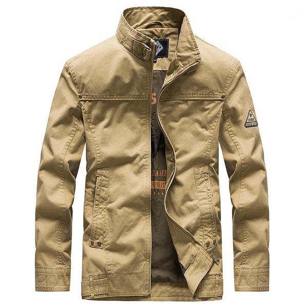 jacket men winter cotton jacket coat army pilot jackets cargo coat spring pure color casual collar jacket1, Black;brown
jacket men winter cotton jacket coat army pilot jackets cargo coat spring pure color casual collar jacket1, Black;brown