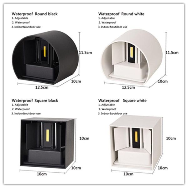 12w ip65 led waterproof wall lamps indoor and outdoor adjustable wall light courtyard porch corridor bedroom sconce
12w ip65 led waterproof wall lamps indoor and outdoor adjustable wall light courtyard porch corridor bedroom sconce