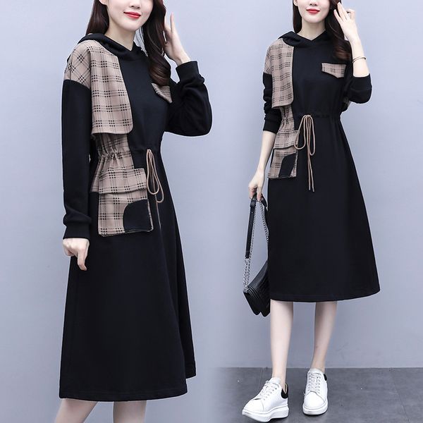 womens large plus size l-4xl designer xxxxxxxxxxl casual fine hoodies loose long sleeve shirt dress in autumn clothes s4sp, Black;gray
womens large plus size l-4xl designer xxxxxxxxxxl casual fine hoodies loose long sleeve shirt dress in autumn clothes s4sp, Black;gray