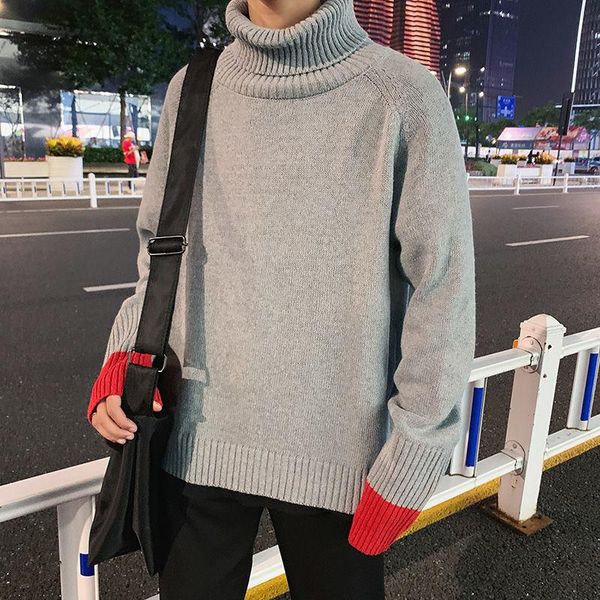 2020 autumn and winter new youth popular japanese men's loose high neck solid color sweater fashion casual pullover -2xl, White;black
2020 autumn and winter new youth popular japanese men's loose high neck solid color sweater fashion casual pullover -2xl, White;black