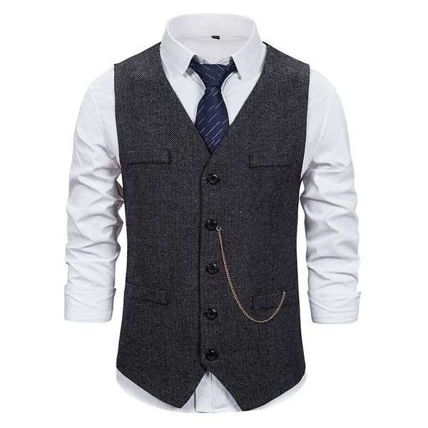 men's vests suit vest tweed slim fit leisure cotton male gentleman business waistcoat for wedding groomsmen formal sleeveless jackets, Black;white
men's vests suit vest tweed slim fit leisure cotton male gentleman business waistcoat for wedding groomsmen formal sleeveless jackets, Black;white