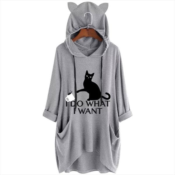 plus size hoodies women i do what i want letter print cat and cup ear pattern pocket oversized sweatshirt autumn kawaii pullover, Black
plus size hoodies women i do what i want letter print cat and cup ear pattern pocket oversized sweatshirt autumn kawaii pullover, Black