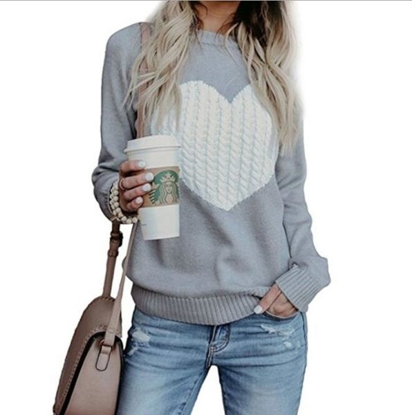autumn winter women sweaters pullovers long sleeve sweater slim heart knitted jumpers sueter mujer t200319, White;black
autumn winter women sweaters pullovers long sleeve sweater slim heart knitted jumpers sueter mujer t200319, White;black
