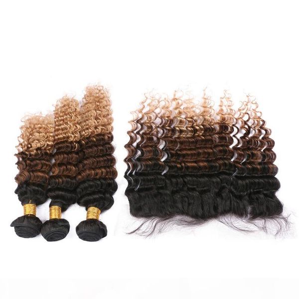 deep wave 1b 4 27 honey blonde ombre 13x4 full lace frontal closure with 3bundles 3tone ombre virgin hair weaves with lace frontal, Black;brown
deep wave 1b 4 27 honey blonde ombre 13x4 full lace frontal closure with 3bundles 3tone ombre virgin hair weaves with lace frontal, Black;brown