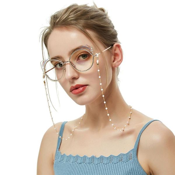 sunglasses frames 2021 fashion eyeglasses chain imitation pearl beaded women outside casual accessory necklace gift mask hanging rope, Silver
sunglasses frames 2021 fashion eyeglasses chain imitation pearl beaded women outside casual accessory necklace gift mask hanging rope, Silver