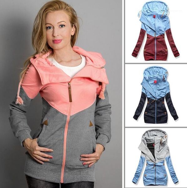 running jackets women hooded jacket long sleeve sweatshirt ladies yoga sports zipper fitness gym outdoor workout coat1, Black;red
running jackets women hooded jacket long sleeve sweatshirt ladies yoga sports zipper fitness gym outdoor workout coat1, Black;red