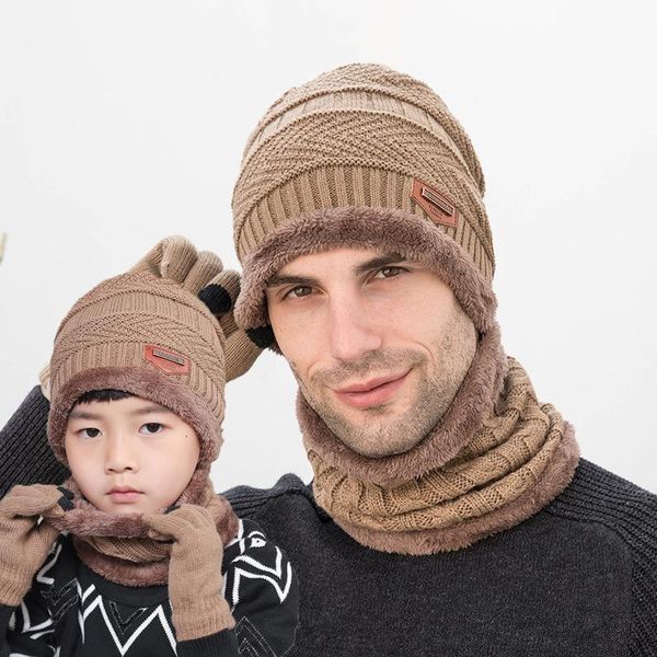 3pcs Winter Beanie Hats Scarf Gloves Set Knitted Wool Warm Hat Skull Cap Thicker Fleece Plush Hat and Scarf for Men Kids Outdoor1, Blue;gray
3pcs Winter Beanie Hats Scarf Gloves Set Knitted Wool Warm Hat Skull Cap Thicker Fleece Plush Hat and Scarf for Men Kids Outdoor1, Blue;gray
