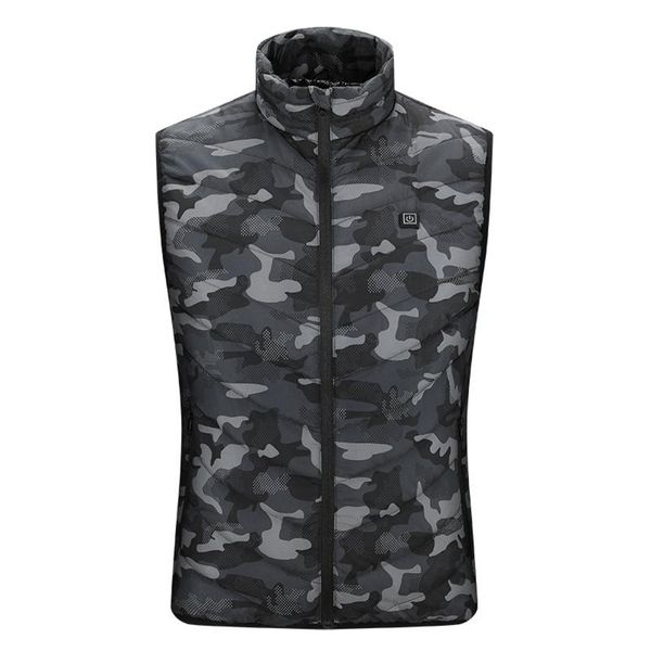 men's jackets 2021 winter fashion camouflage print heated sleeveless outdoor usb charging warm clothing stand collar zipped coat, Black;brown
men's jackets 2021 winter fashion camouflage print heated sleeveless outdoor usb charging warm clothing stand collar zipped coat, Black;brown