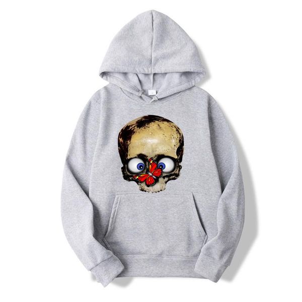men's hoodies & sweatshirts mens casual autumn winter pullover vintage skull with red papillon, Black
men's hoodies & sweatshirts mens casual autumn winter pullover vintage skull with red papillon, Black
