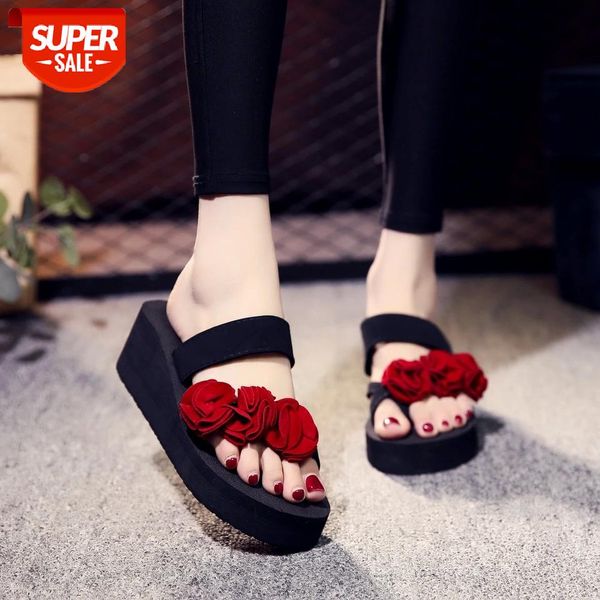 6 cm high heel women's bohemian flip flops sandals sponge cake with non-slip clip toe home slippers wear-resistant beach shoes #je9m, Black
6 cm high heel women's bohemian flip flops sandals sponge cake with non-slip clip toe home slippers wear-resistant beach shoes #je9m, Black