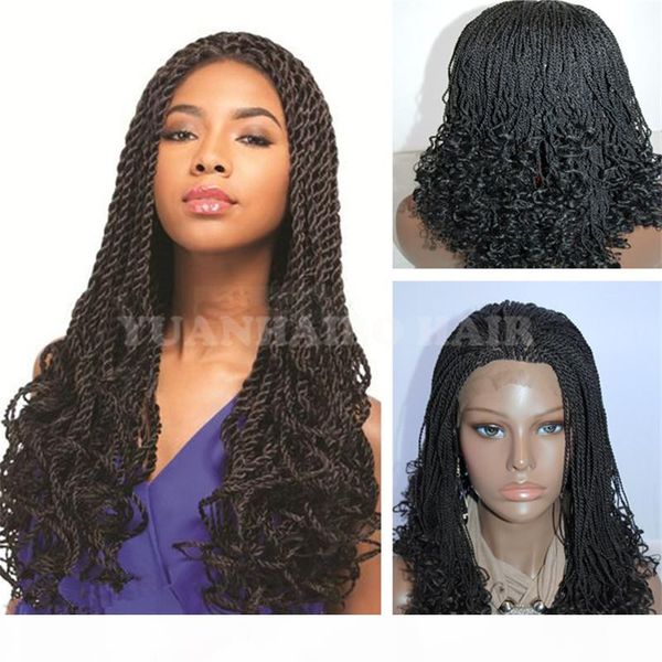 8a black color synthetic kinky twist braid wigs short lace front braided wig ing 
8a black color synthetic kinky twist braid wigs short lace front braided wig ing